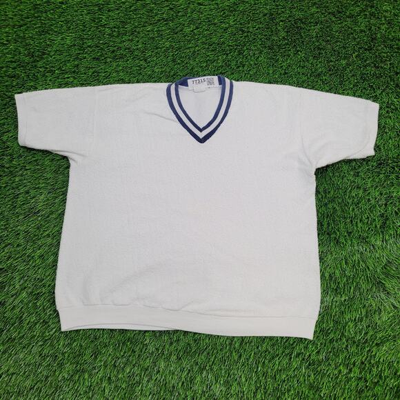 Vintage 80s JC-Penny Terry Sweatshirt Women XL 21x22 Cropped - Picture 1 of 7